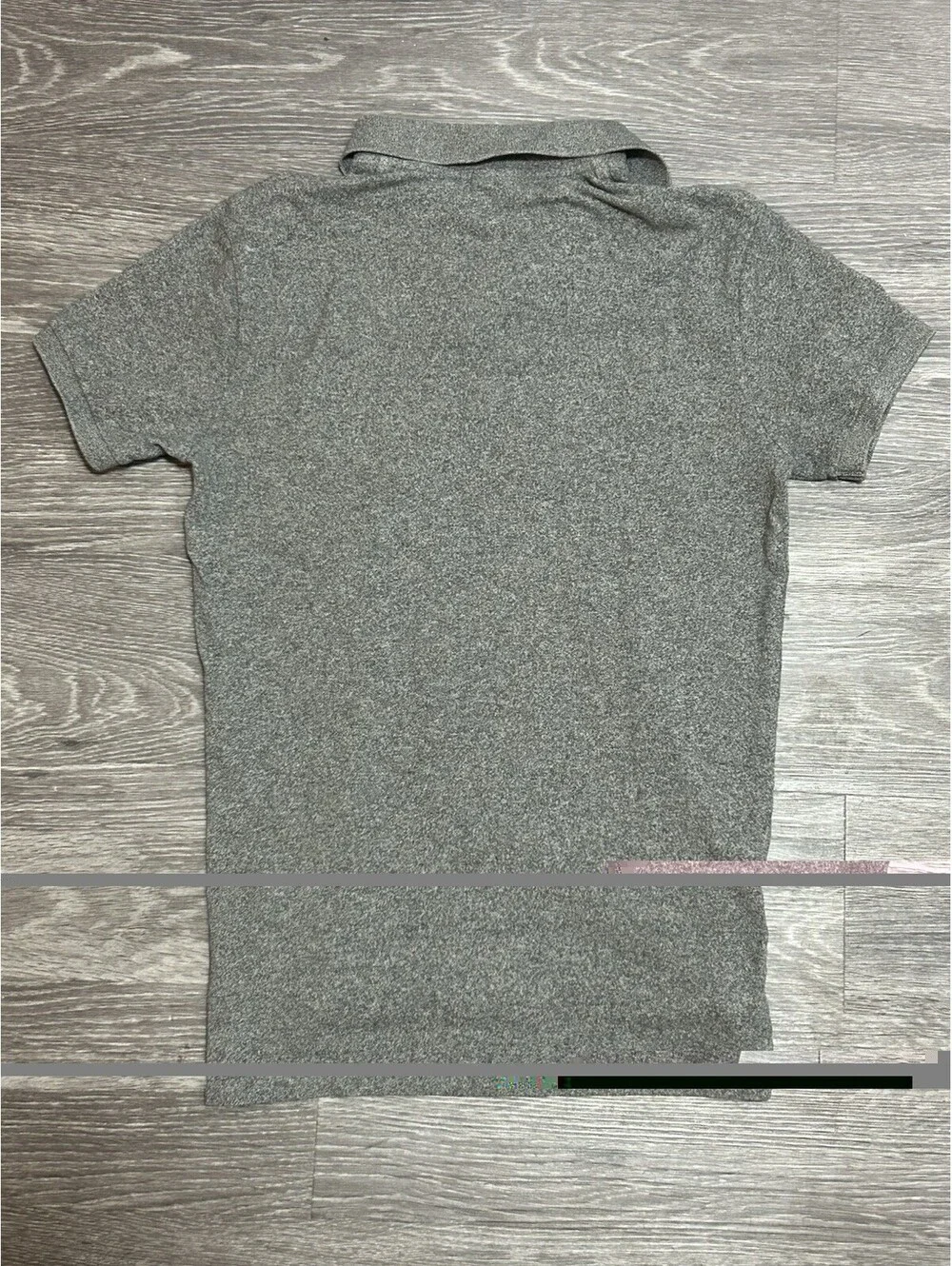 Polo Ralph Lauren Slim Fit Polo Mens S Gray Purple Pony Logo